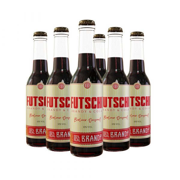 6x FUTSCHI Brandy & Cola 10% vol. - Futschi Brandy & Cola